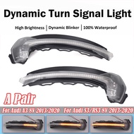 2pcs Led Dynamic Turn Signal Light for Audi A3 8V S3 RS3 Sequential Side Mirror Indicator Blinker 20
