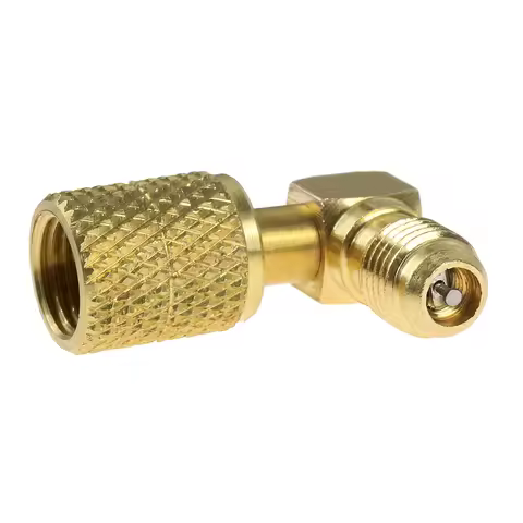 R410 5/16" SAE Female to 1/4" SAE Male Brass Fitting adapter For R410a R32 Air Conditioning Refriger