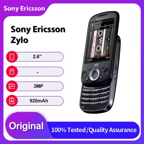 Original Unlocked Sony Ericsson Zylo W20 3MP Mobile Phone 2G/3G Russian Arabic Keyboard