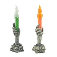 [Taiwan Shipment] Halloween Candle Lights Ghost Festival Products LED Electronic Luminous Hand Skull