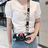 Cho iPhone 16 15 14 13 12 Mini 11 Pro Max 6 6S 7 8 Cộng Với X XR XS Max SE 2020 Se2 Dây Đeo vỏ điện