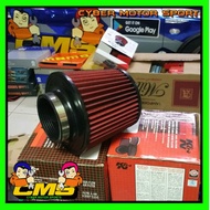 Open filter Knn Universal. Filter lubang inlet 3 inch. saringan udara racing knn universal. Filter u