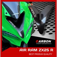 AIRRAM RAM WATER COVER ZX 25 R CARBON GLOSSY ️zx wtp vent cover zx25r accessories zx25r variation zx
