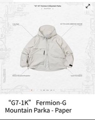 GOOPiMADE G7-1K Fermion-G Mountain Parka - Paper