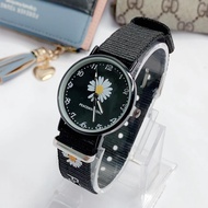 JAM TANGAN WANITA TALI KANVAS DISPLAY QUARTZ IMPORT GROSIRAN