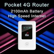 4G router Wireless lte wifi modem Sim Card Router MIFI pocket hotspot built-in battery portable WiFi 10 WiFi users