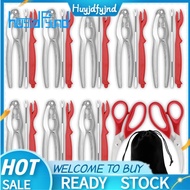 Crab Crackers and Tools Seafood Tools Set 8 Lobster Shellers, 8 Crab Leg Forks/Picks