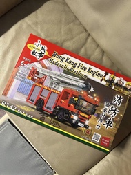 小城故事 消防車積木
