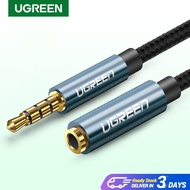 UGREEN AUX Jack Audio Extension Cable with Microphone (3.5mm)