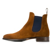 CHELSEA Boots Men Genuine Leather Short Boots Men Martin Boots CHELSEA BOOT British Style New Simple