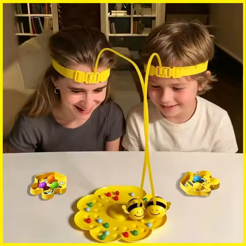 Little Bumblebee Board Game Puzzle Fishing Toys Interactive Educational Toys for Kids Multiplayer Ba