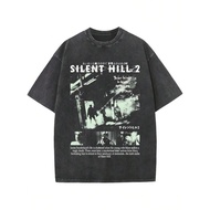 2026欧码纯棉1 Piece, 230g Washed, Quiet Printed T-Shirt, HigCOD JN9U