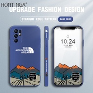 Hontinga Casing Ponsel OPPO Reno 6 Reno6 4G, Casing Penutup Penuh