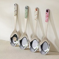 316 Stainless Steel Long Handle Spoon Drinking Soup Spoon Extra Deepening Spoon