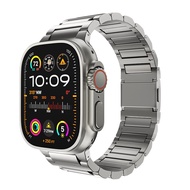 LULULOOK | สายนาฬิกาโลหะไทเทเนียมสำหรับ Apple Watch Ultra 3/2/1 คลิปแม่เหล็ก