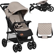 LIONELO Emma Plus Kinderwagen bis zu 15 kg, Kindersportwagen, leicht modern klein Buggy mit Liegepos