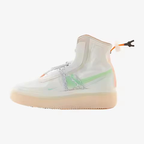 Nike genuine AF1 SHELL women's Air Force No.1 nylon high top board shoes DJ9304-131