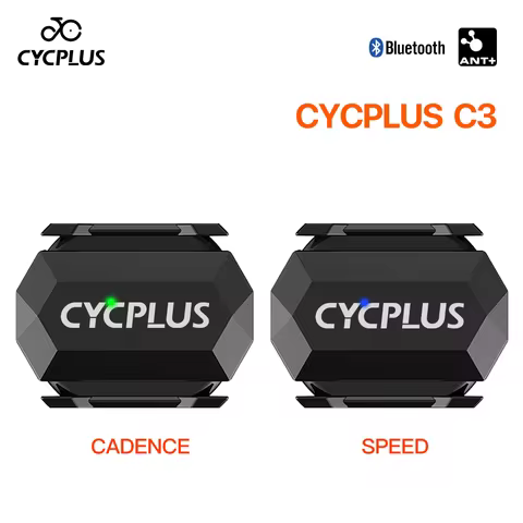 CYCPLUS Cadence Speed Dual Sensor Bike Computer Speedometer ANT+ Bluetooth Waterproof GPS Cycling Bi