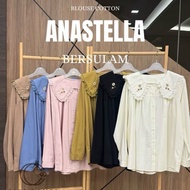 BLOUSE COTTON BERSULAM ANNASTELLA @CICICOMEL