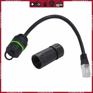 STA RJ45 Waterproof Connector Cat6 Ethernet Industrial Waterproof Connector 8P8C