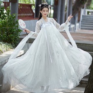 ชุดจีน ฮั่นฝู ชุดจีนโบราณผู้หญิง ชุดจีนเด็กผู้หญิง ชุด hanfu เดรสนางฟ้า เดรสยาว ขนาดใหญ่ สวยมาก สวมใส่สบาย