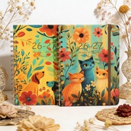 2027 Planner Coil Notebook High-Value Schedule Notebook A5 Calendar Notebook English Notebook 2027 P