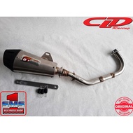 KNALPOT CLD RACING MIO KARBU/MIO SPORTY/NOUVO/FINO TYPE C7 INLET 38 MM