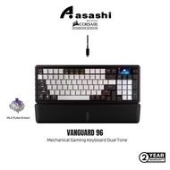 CORSAIR VANGUARD 96 Mechanical Gaming Keyboard, MLX Pulse, Dual Tone PBT DS Keycaps (linear)