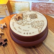 挑戰世界 - 美洲款 - 客製化音樂盒附療癒小磁鐵