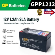 GP 12V 1.2Ah Rechargeable Sealed Lead Acid Battery - GPP1212 GP BackUp Battery 12V1.2AH Rechargeable