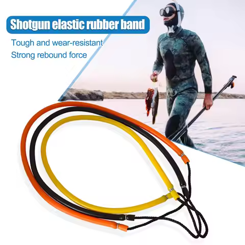 Speargun Pole 5x10MM Speargun Rubber Bands Rubber Fishing Hand Speargun Pole Spear Sling for Harpoon