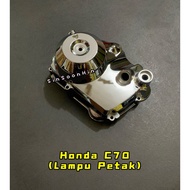 Honda C70 GBO GBOJ FAME Clutch Cover / Crankcase - CHROME