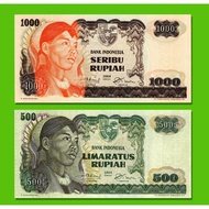 (0_0) Uang Sudirman 1000 dan 500 rupiah Souvenir ("_")