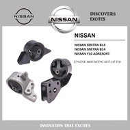 [4 IN 1] - ENGINE MOUNTING KIT FOR NISSAN SENTRA B13 B14 AD RESORT AUTO MANUAL