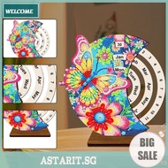 Diamond Art Manually Changing Date Calendar Wooden Perpetual Calendar Kits