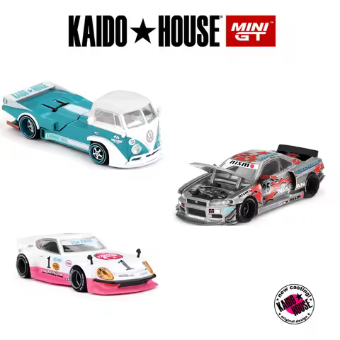 Kaido House MINIGT 1:64 BMW M3 KAIDO WORKS LARRY CHEN V1 USA Exclusive Alloy Die Cast Car Model Gift