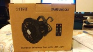 Samsung C&amp;T ITFIT Outdoor Wireless Fan with LED and Remote Control 户外2合1 無線風扇燈