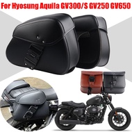 For HYOSUNG Aquila GV300 GV250 GV300S GV650 GV 300 250 300S Accessories Motorcycle Luggage Saddle Ba