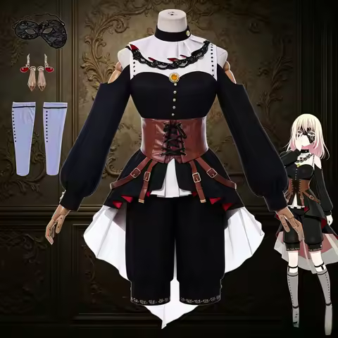 In Stock Misumi Uika Cosplay Costume MyGo BanG Dream Ave Mujica Dress Skirt Wig Set Halloween Xmas