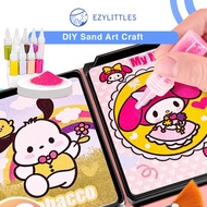 EZYLITTLES DIY Sanrio Kuromi Sand Painting Art Suite for Early Education Art Craft DIY Kid Education