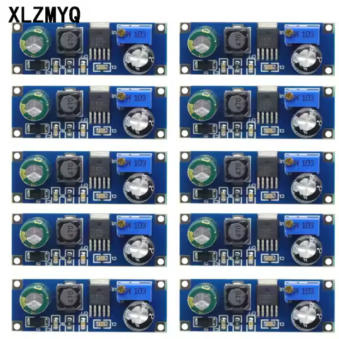 10pcs XL7015 DC-DC Buck Converter Step-down Module 5V-80V Wide Voltage Input 7005A LM2596