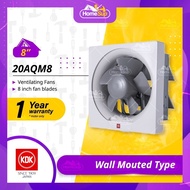 KDK Ventilating Exhaust Fan 20aqm8 - Wall Mounted (8″ - Fan Blade) 20aqm aqm Kipas Ekzos