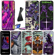 Redmi 9 t 6A 7A 8A 9A 9C NFC Note 9T K70 e K70 Pro E2 Neon Genesis Evangelion Soft black phone case