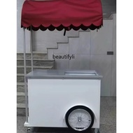 D06 Ice Cream Mobile Sales Cart Mall Display Promotion Stall Cart Street Cart