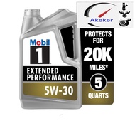 Mobil 1 Extended Performance Full Synthetic Motor Oil 5W30 5W-30 5 QT น้ำมันเครื่อง โมบิลวัน