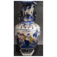 全手工 手繪斗彩八仙人物花瓶 黃楊木 工藝禮品創意家居裝飾品木雕擺件家居客廳招財紅木雕刻 擺設飾品木雕家居裝飾品圓盤擺件商務送禮開業喬遷工藝品  花瓶陶瓷工藝品擺設批發景德鎮陶瓷花瓶琺瑯彩瓷 木雕招財