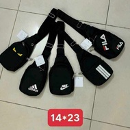 [Discharge] Men And Women Cross-Bags With Many Beautiful Logos Adidas Mini, Hip-Bags For Waterproof Fashion