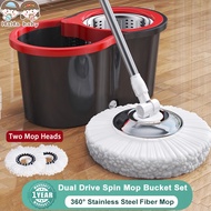 Mop Spin Mop With Spinner and Bucket Mop Household Cleaning Dual-Drive 360 All-Round Adjustable