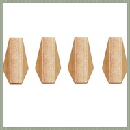 (QJWR) Japanese Style Simple Modern Solid Wood Hook Wall Hanging Decoration Household Towel Key Hook