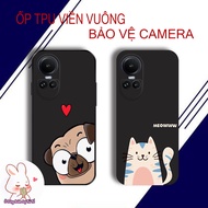 Oppo Reno 10 5G, Reno10 Pro, Reno 10 Pro Plus TPU Case With Square Edge | Kind case camera Protective case